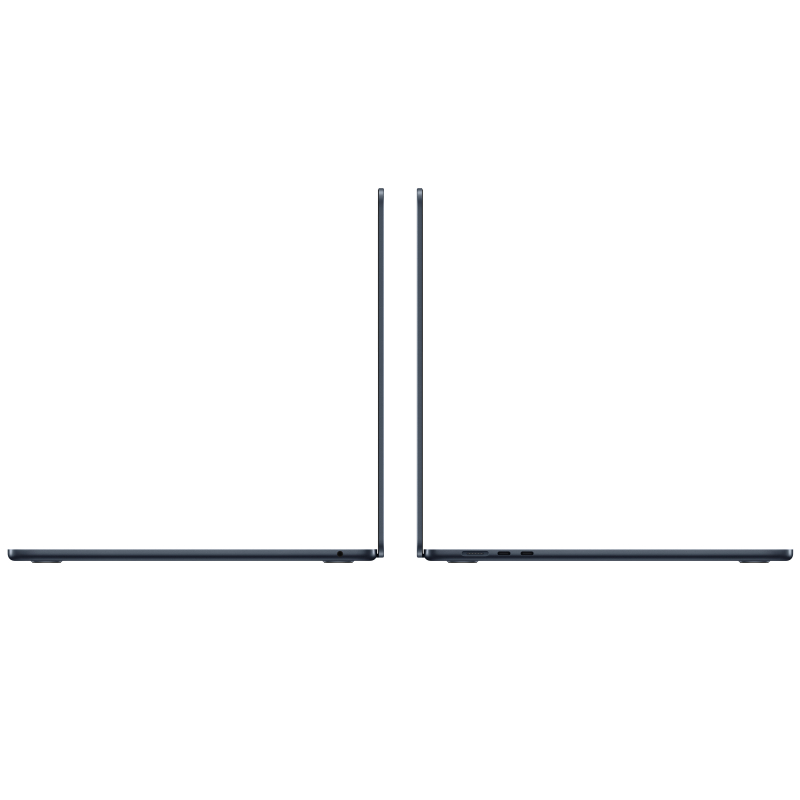 Apple MacBook Air 15" (M3, 8C CPU/10C GPU, 2024), 8 ГБ, 256 ГБ SSD, «полуночный черный»